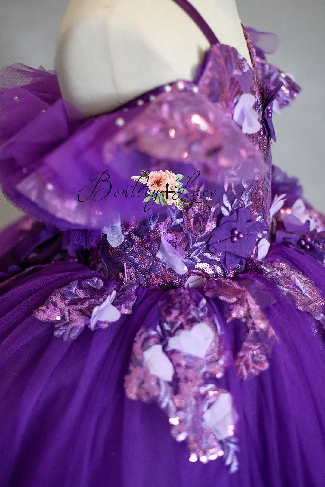 Amethyst-  Floor Length Dress ( 5 Year - Petite 6 Year)