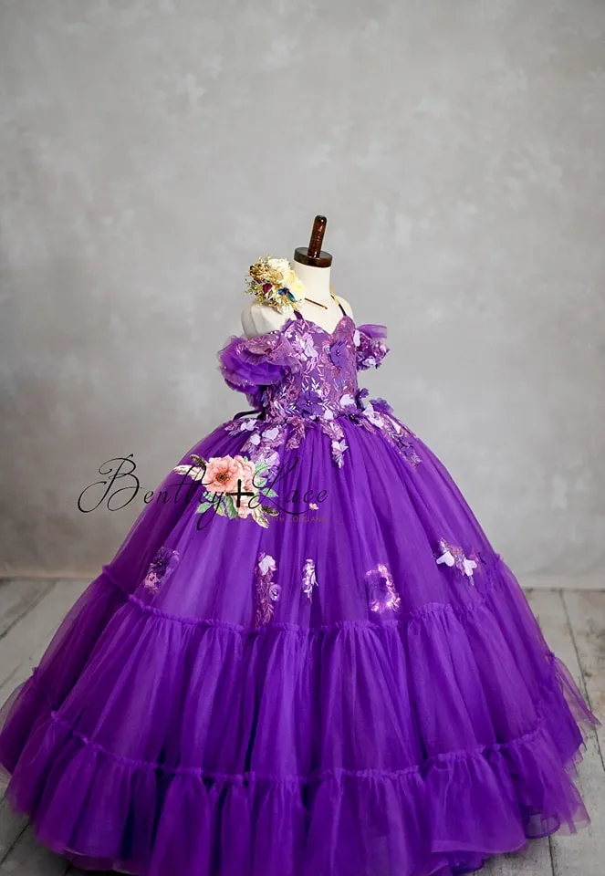 Amethyst-  Floor Length Dress ( 5 Year - Petite 6 Year)