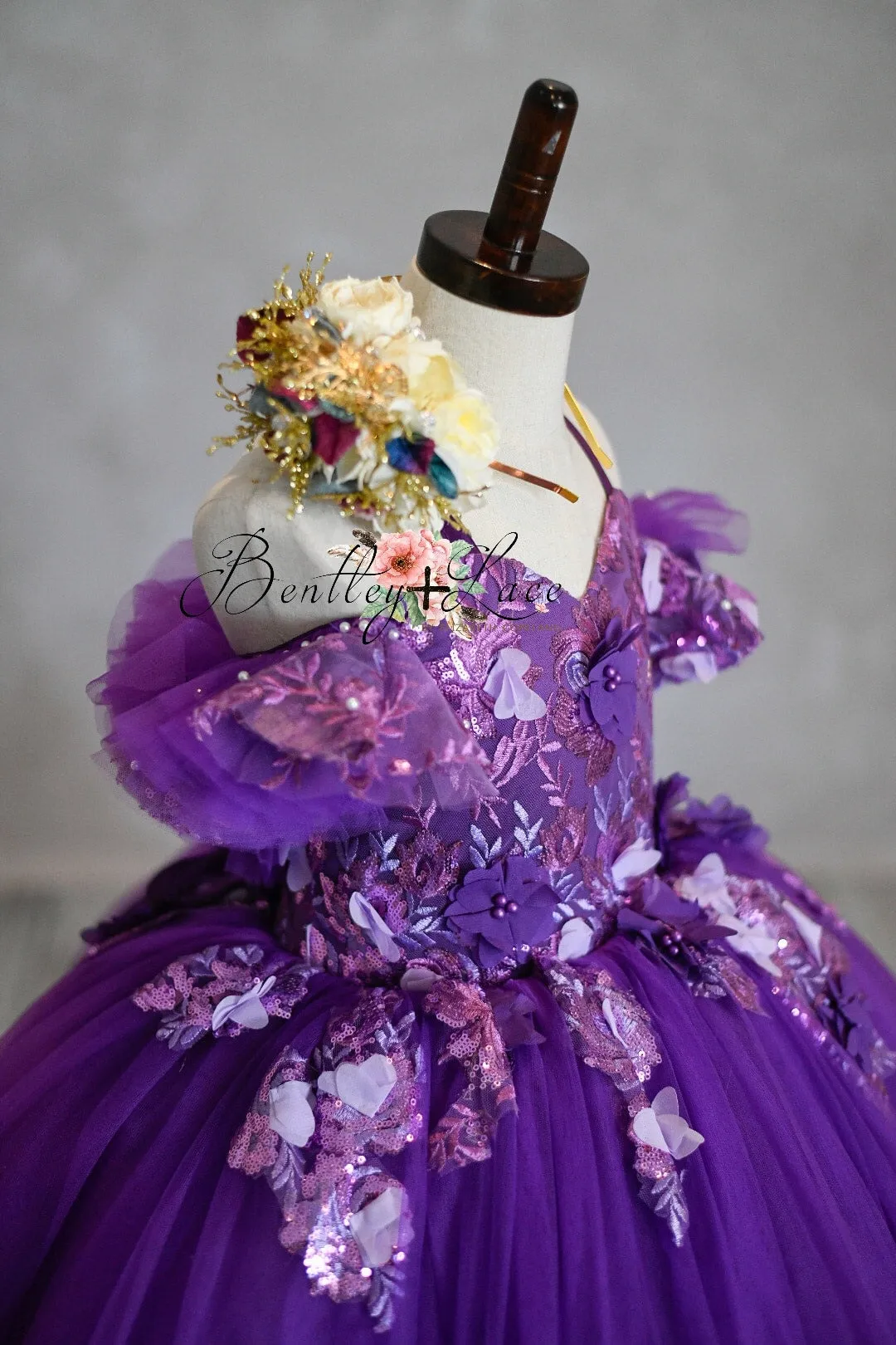 Amethyst-  Floor Length Dress ( 5 Year - Petite 6 Year)