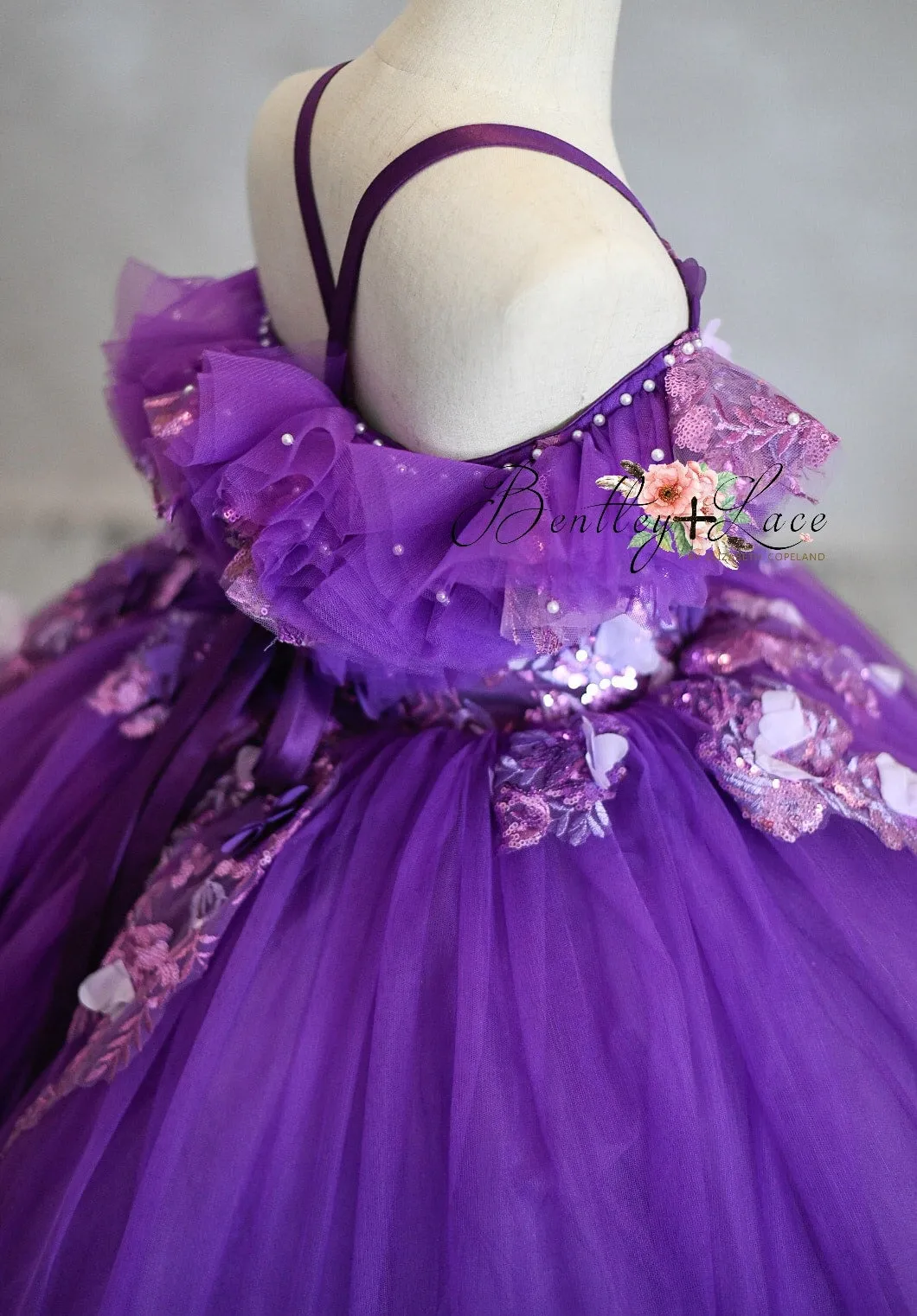Amethyst-  Floor Length Dress ( 5 Year - Petite 6 Year)