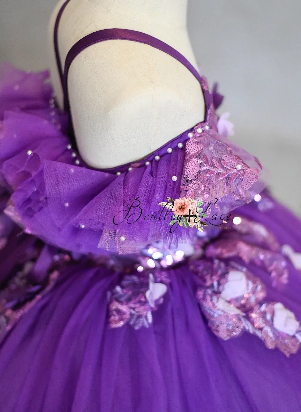 Amethyst-  Floor Length Dress ( 5 Year - Petite 6 Year)