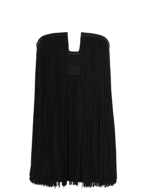 fringe mini dress