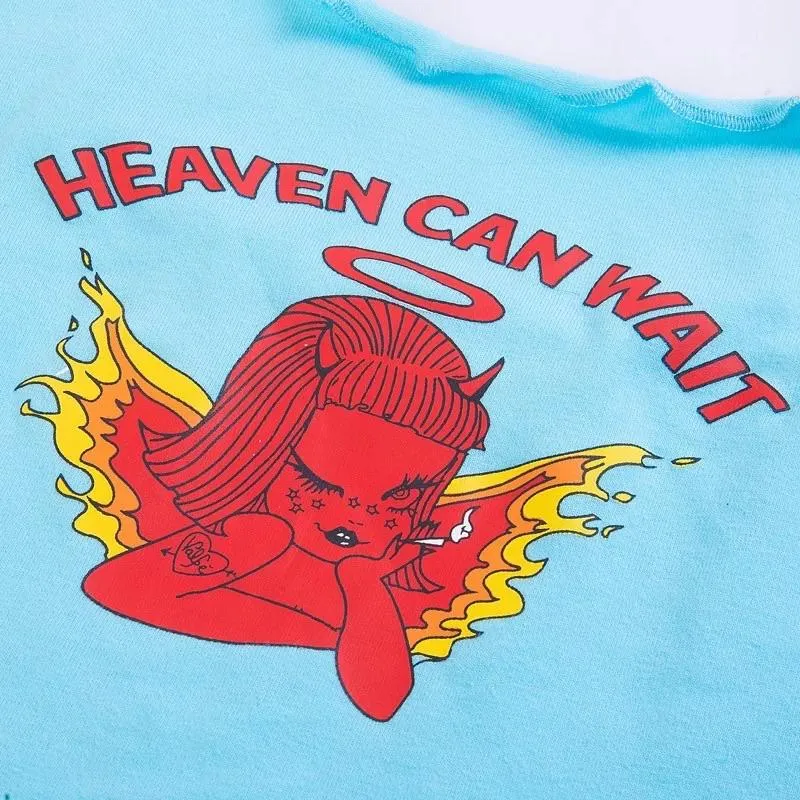 Heaven Can Wait Crop Top 😈