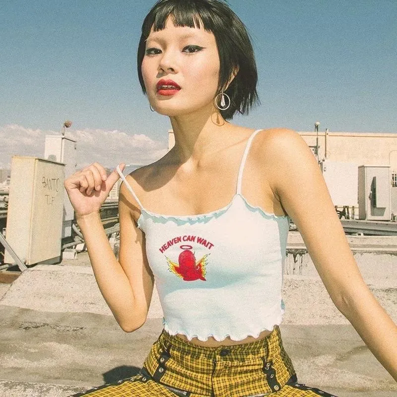 Heaven Can Wait Crop Top 😈