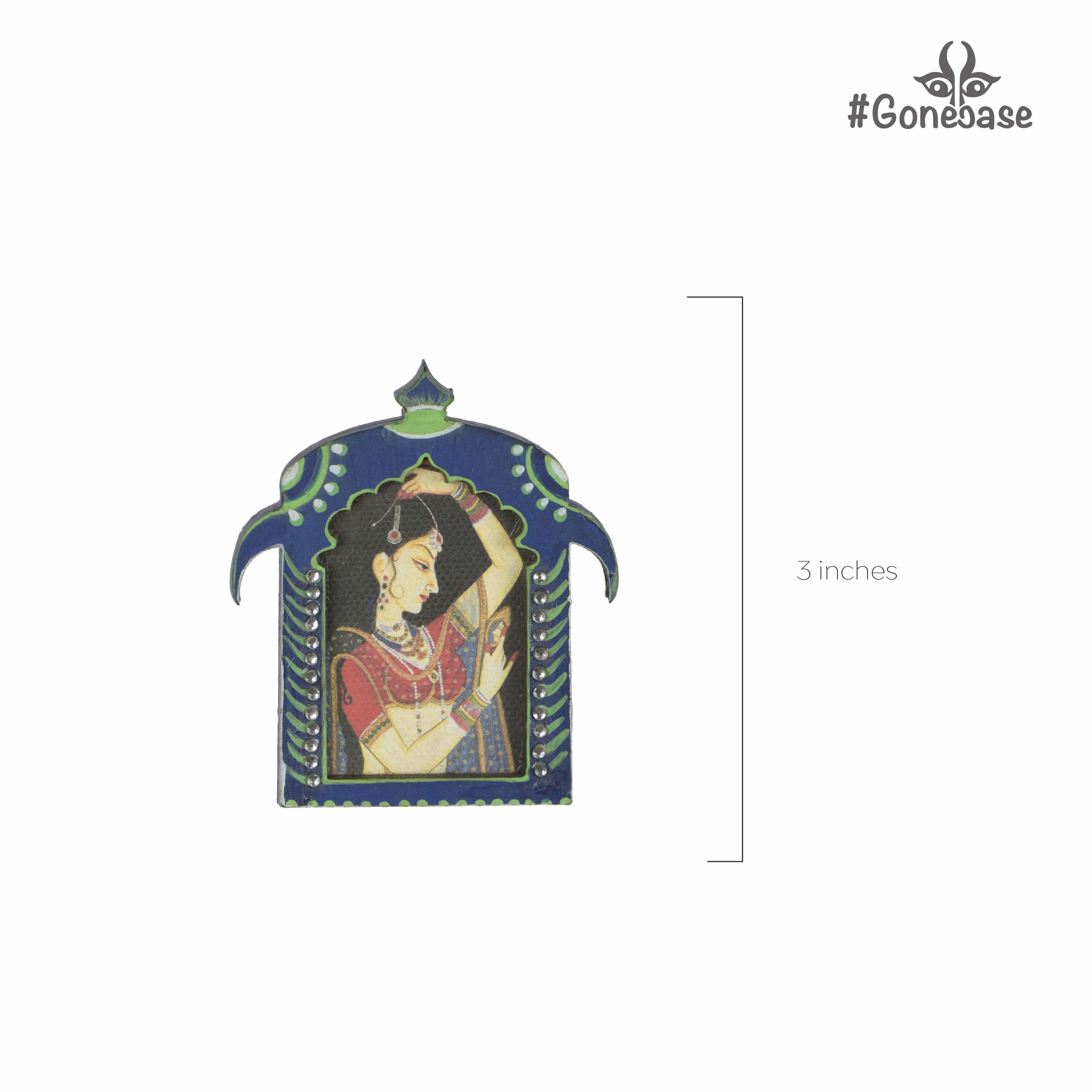 Jharokha Hand painted Earring