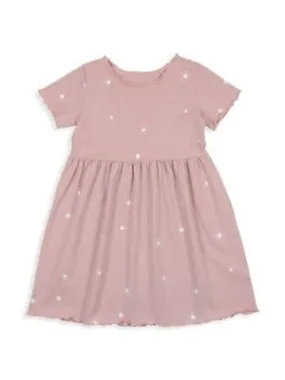 Pouf
 Little Girl's & Girl's Floral Short-Sleeve Dress