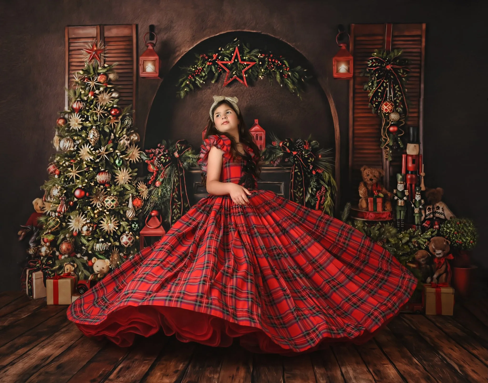 retired euc Couture gown rental: "Carolle -  Red -  Floor Length ( 6 Year - Petite 8 Year)