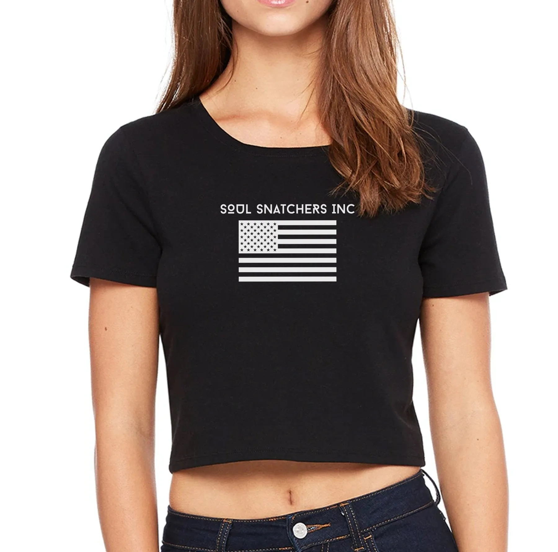 SSI Basic Flag Crop Top