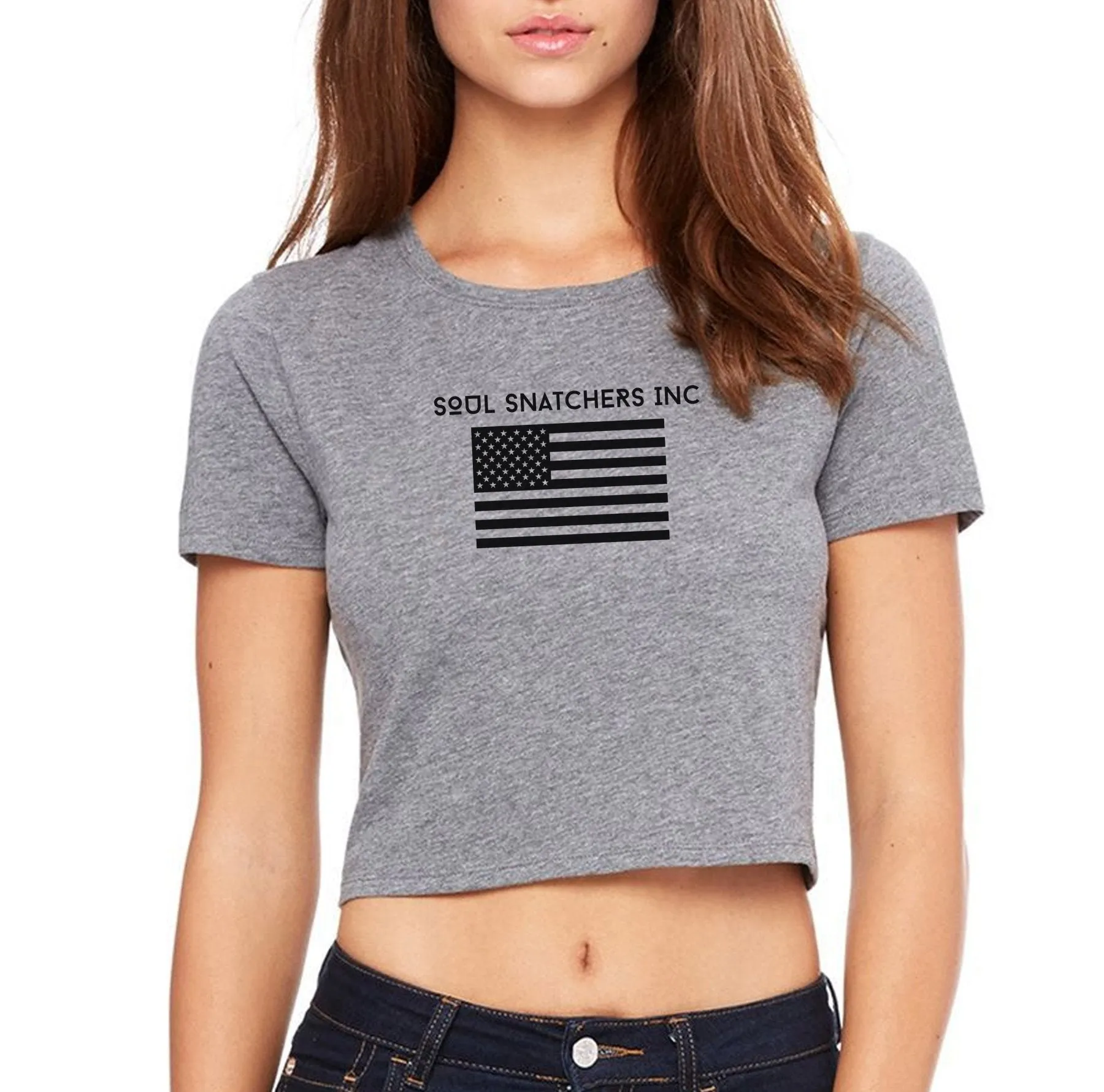 SSI Basic Flag Crop Top
