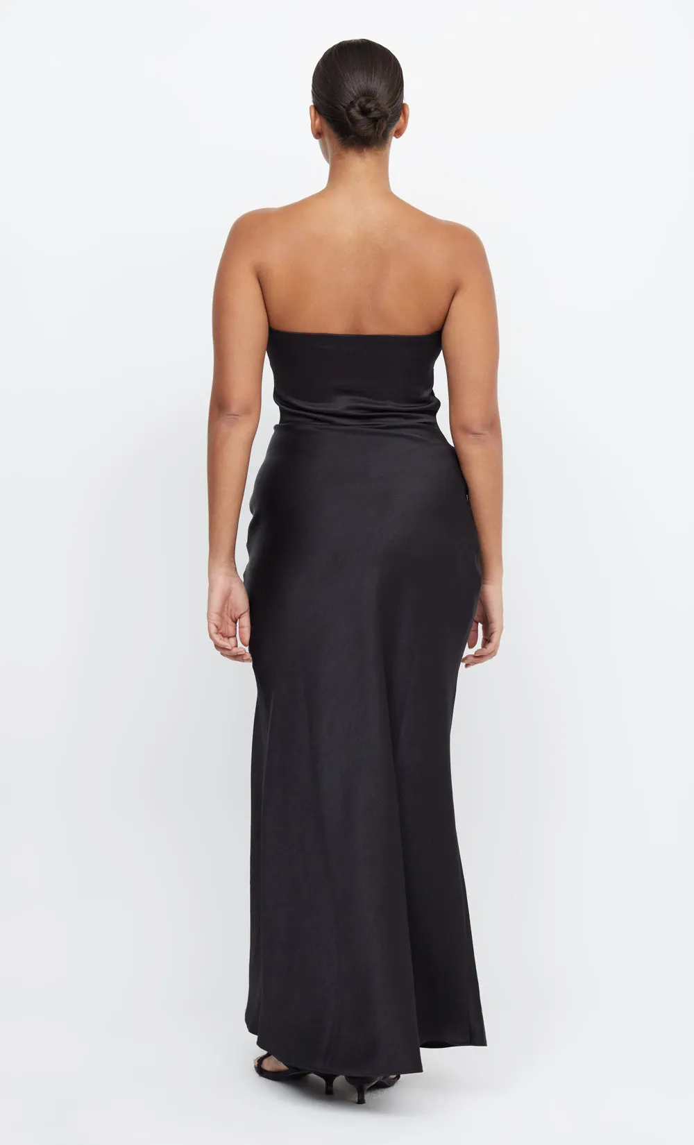 THE DREAMER STRAPLESS DRESS - BLACK