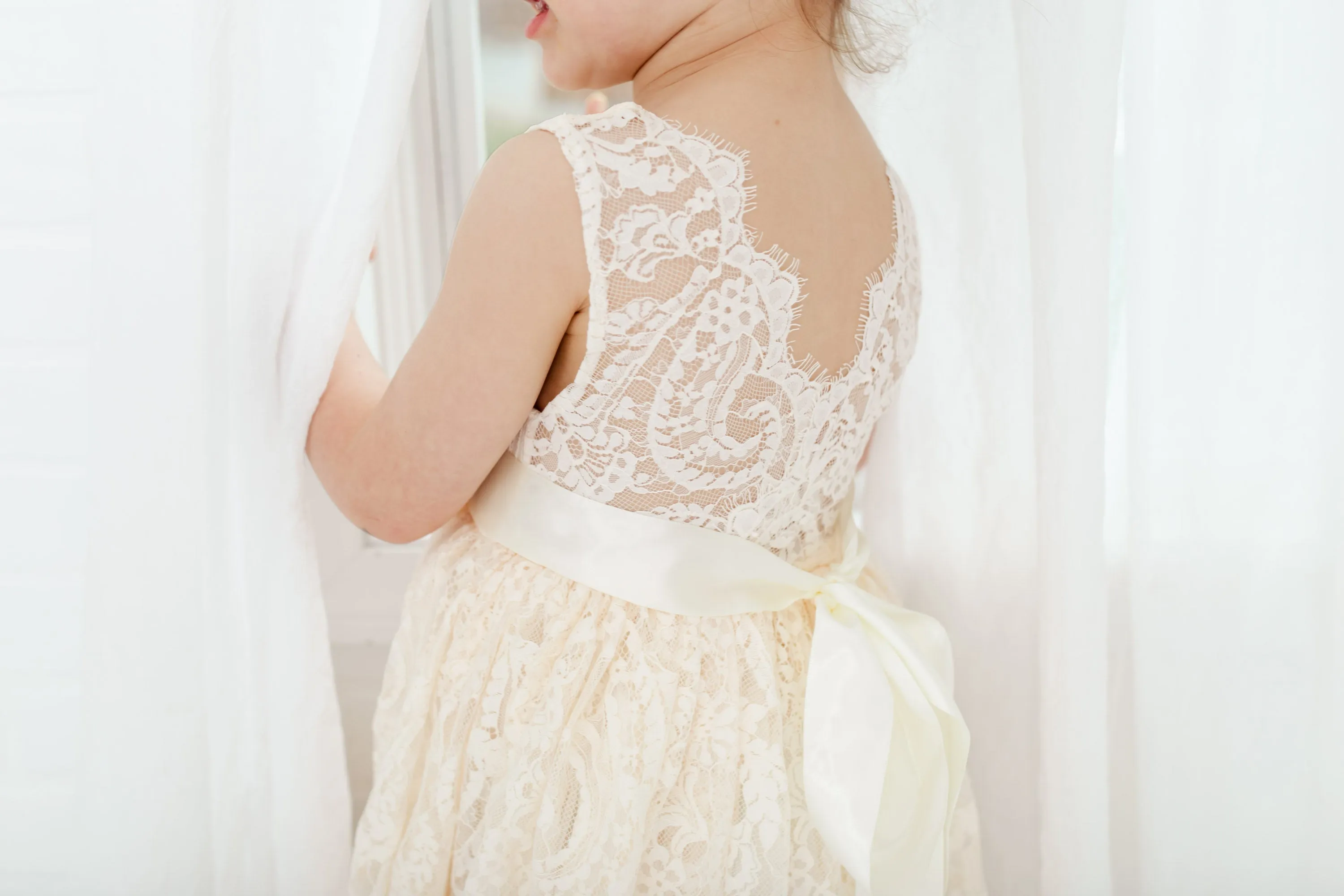 The Lauren Dress - Ivory