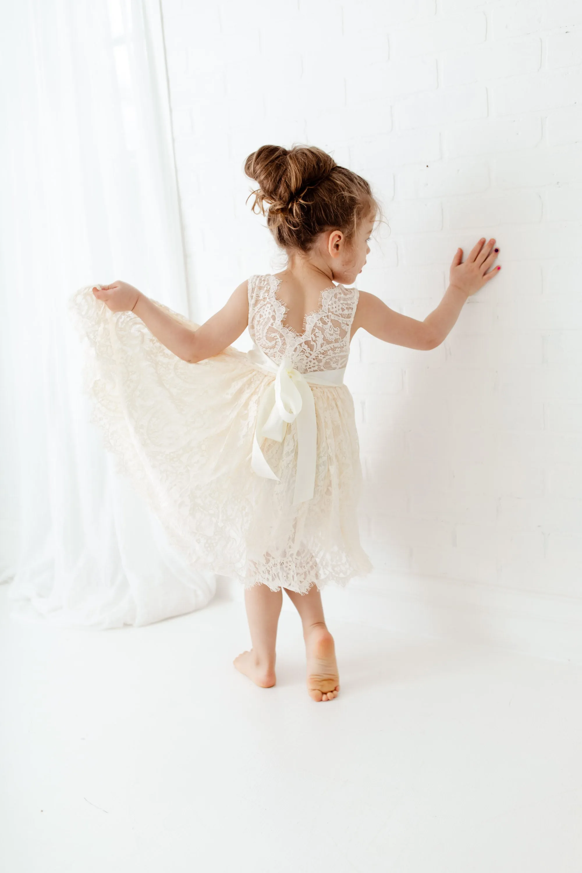 The Lauren Dress - Ivory
