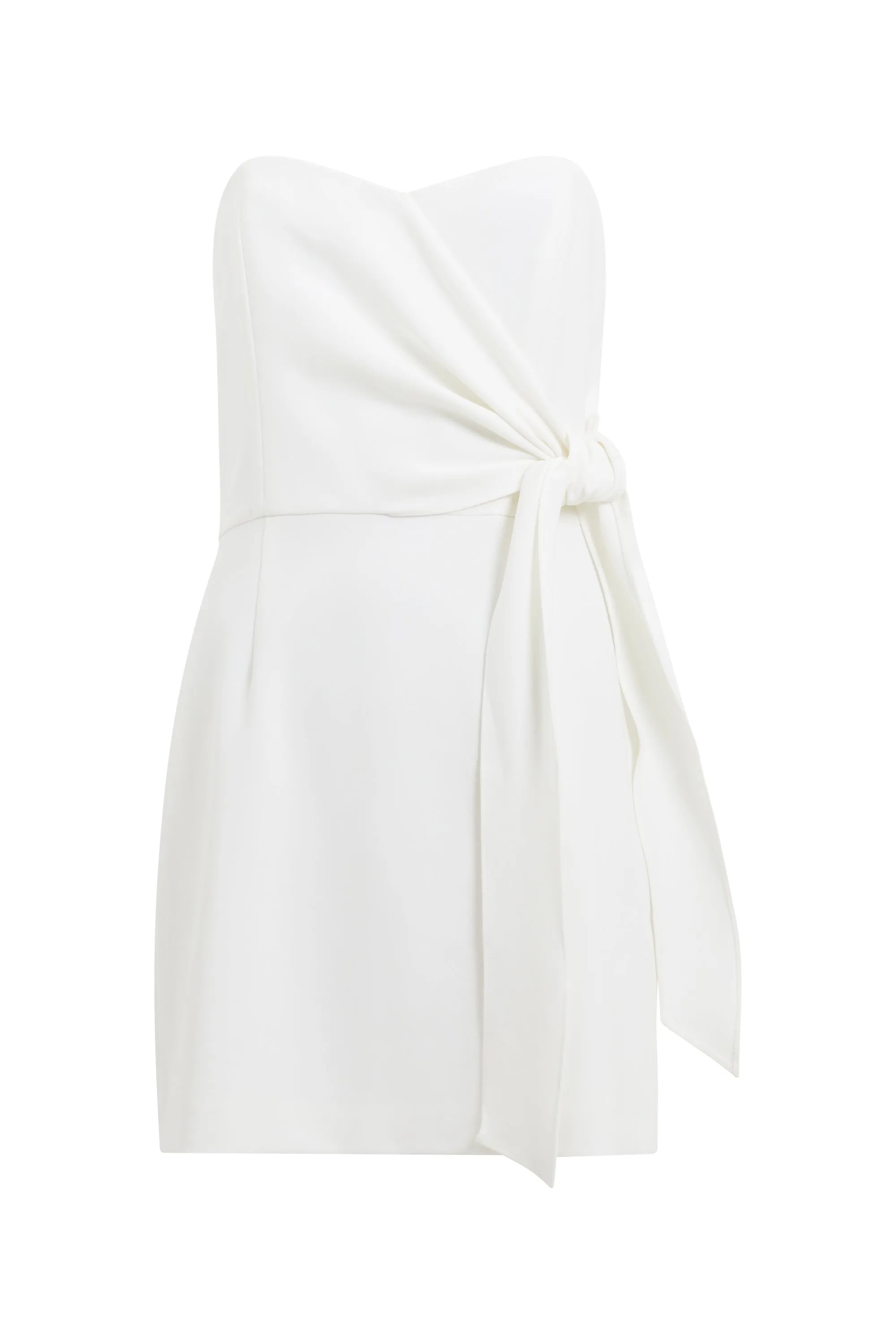 Whisper Strapless Bow Dress